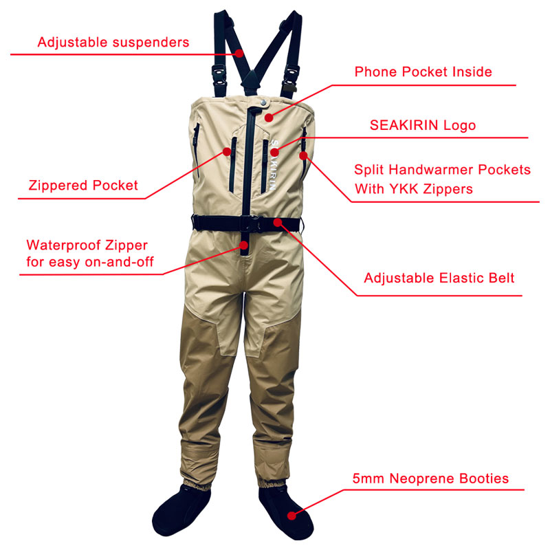 Zip-front Breathable Stout Che - огляд і ціна Fishing Waders