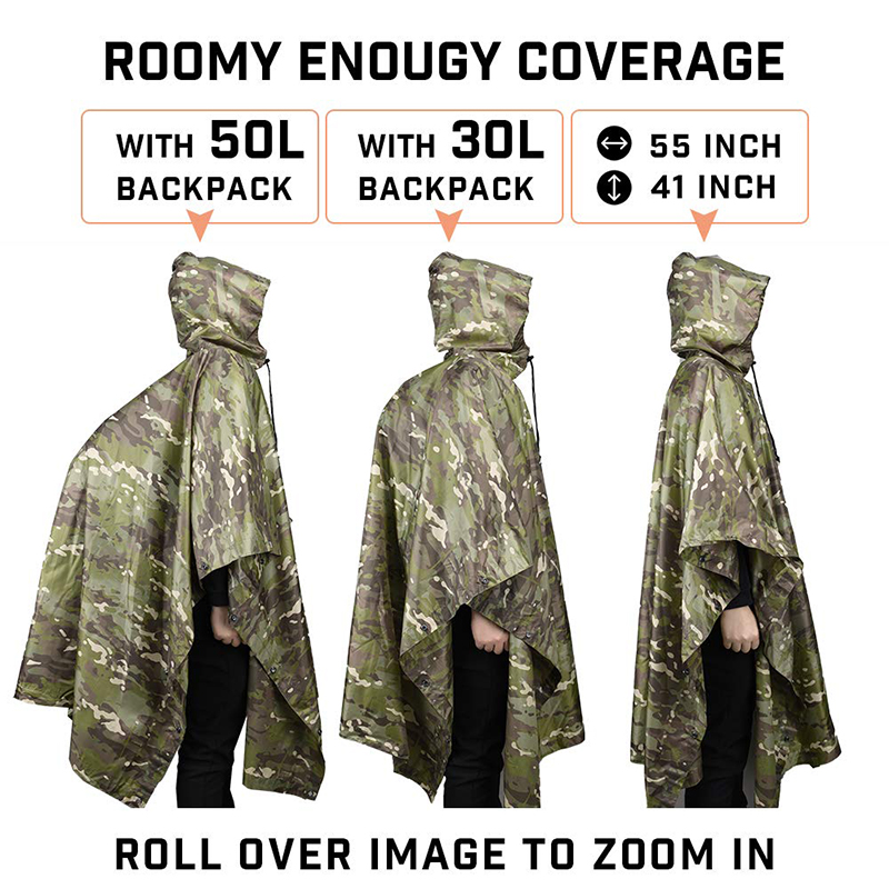 Rain Coat Camouflage Tactical  - огляд і ціна Fishing Rain Suit